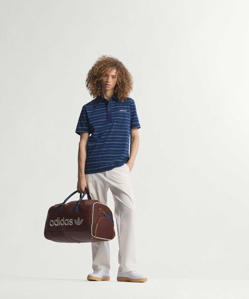 adidas（アディダス）の「オリジナルス アーカイブ ストライプ ポロ【adidas Golf/アディダスゴルフ】（ポロシャツ・メンズ・ブルー・XX-LARGE/3XL/LARGE/MEDIUM/SMALL/X-LARGE）」の3枚目の写真