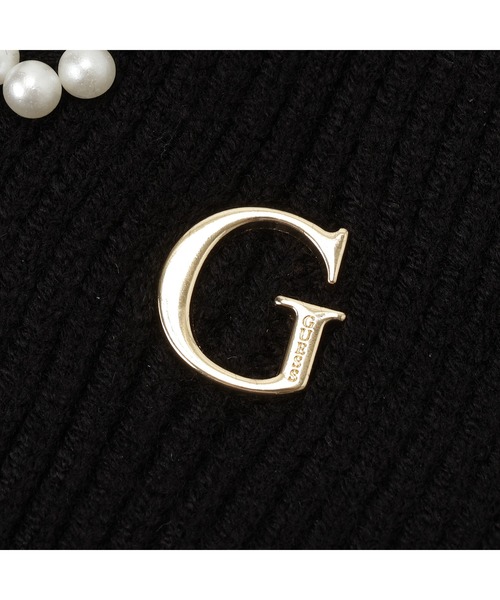 Guess（ゲス）の「KNIT Scarf マフラー（マフラー・レディース・ブラック/オフホワイト・ONE SIZE）」の4枚目の写真