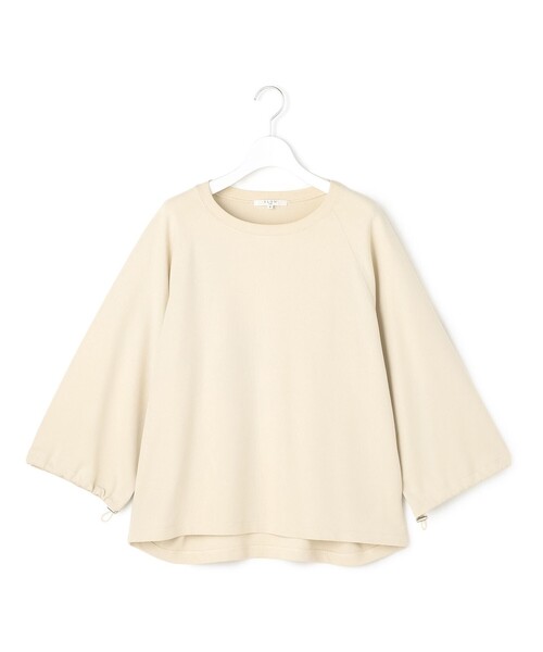 23区 S（ニジュウサンクチイサイサイズ）の「ライトダンボール バルーン袖プルオーバー（Tシャツ/カットソー・レディース・ネイビー系/グレー系/ベージュ系・32）」の10枚目の写真