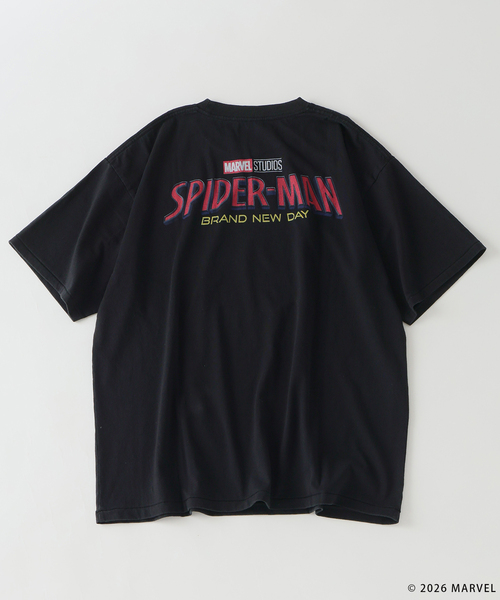 MARVEL(マーベル)の「スパイダーマン 別注 グラフィック Tシャツ(Tシャツ/カットソー・メンズ・グレー/ブラック/ホワイト・LARGE/MEDIUM)」の19枚目の写真