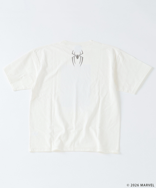 MARVEL(マーベル)の「スパイダーマン 別注 グラフィック Tシャツ(Tシャツ/カットソー・メンズ・グレー/ブラック/ホワイト・LARGE/MEDIUM)」の7枚目の写真