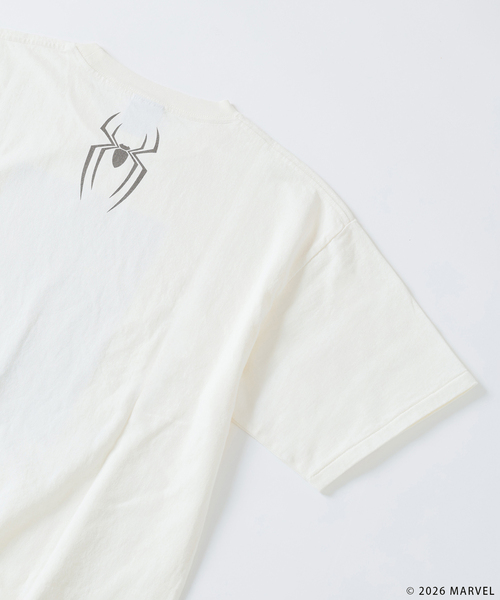 MARVEL(マーベル)の「スパイダーマン 別注 グラフィック Tシャツ(Tシャツ/カットソー・メンズ・グレー/ブラック/ホワイト・LARGE/MEDIUM)」の8枚目の写真