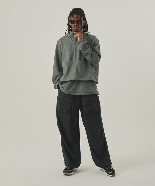 FIRST DOWN(ファーストダウン)の「プルオーバー ブルゾン(その他アウター・メンズ・グレー/ネイビー/カーキ・M/XL/L)」の1枚目の写真