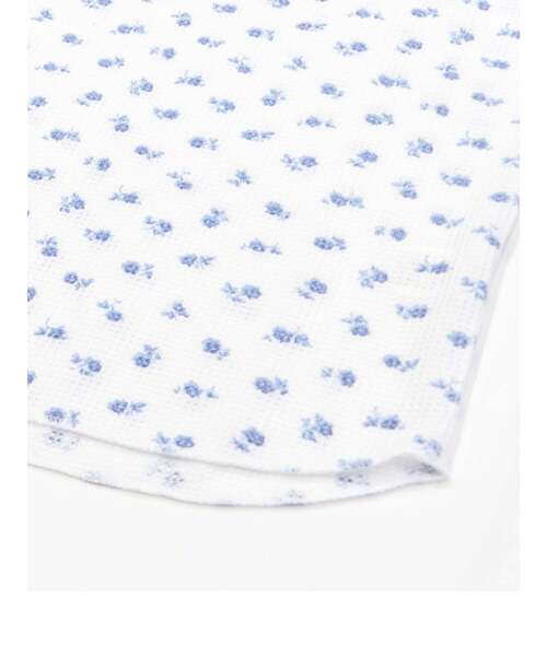 JEMORGAN(ジェーイーモーガン)の「【JEMORGAN LONG JOHNS】 CVCワッフル 青花柄ラグランクルーネックパック入りロンT(JC-091-59S)(Tシャツ/カットソー・レディース・ホワイト/トップグレー/ホワイト系1・フリー)」の6枚目の写真