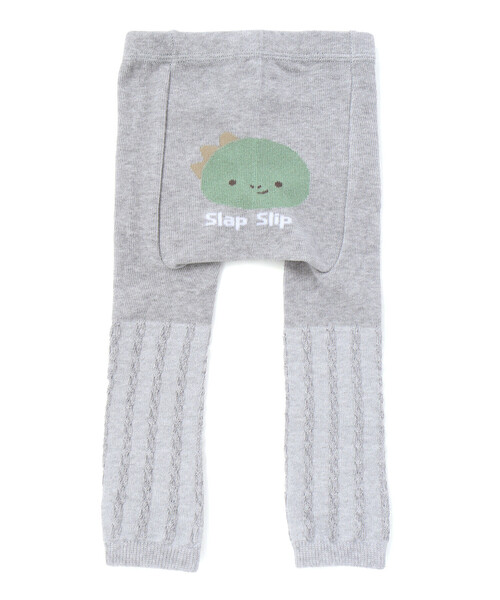 SLAP SLIP BABY（スラップスリップベビー）の「アニマル恐竜モチーフレギンス＋ソックスセットベビー(70~80cm)（ベビーシューズ/ベビーソックス・キッズ・ベージュ/ピンク/グレー・FREE）」の17枚目の写真