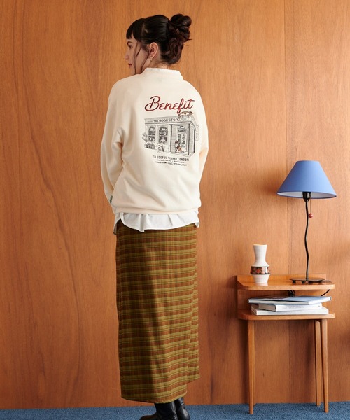 POWER TO THE PEOPLE(パワートゥーザピープル)の「ネコショップ刺繍スウェット(スウェット・メンズ・レモンイエロー/オフホワイト/ネイビー・X-LARGE/MEDIUM/LARGE)」の12枚目の写真