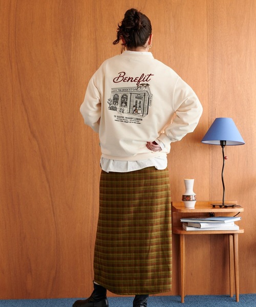 POWER TO THE PEOPLE(パワートゥーザピープル)の「ネコショップ刺繍スウェット(スウェット・メンズ・レモンイエロー/オフホワイト/ネイビー・X-LARGE/MEDIUM/LARGE)」の13枚目の写真