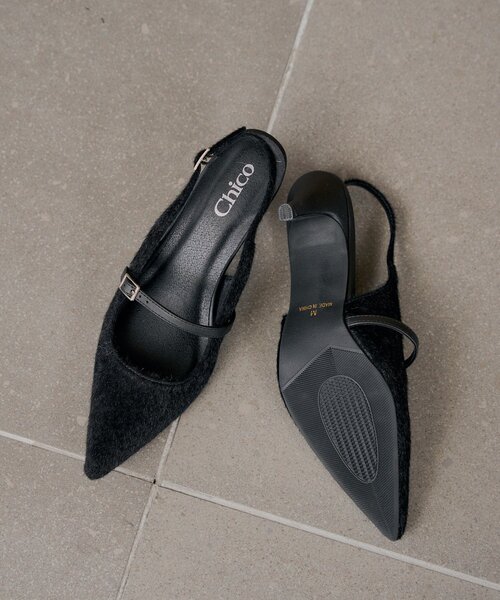 Chico(チコ)の「ポインテッドベルトミュール(パンプス・レディース・ブラウン系その他2/ブラック・LARGE/MEDIUM/SMALL)」の10枚目の写真