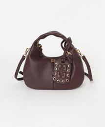 GANNI HOBO MINI GRAINED