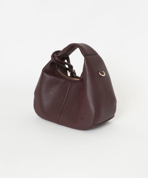 GANNI（ガニー）の「GANNI　HOBO MINI GRAINED（ショルダーバッグ・レディース・ダークブラウン・-）」の3枚目の写真