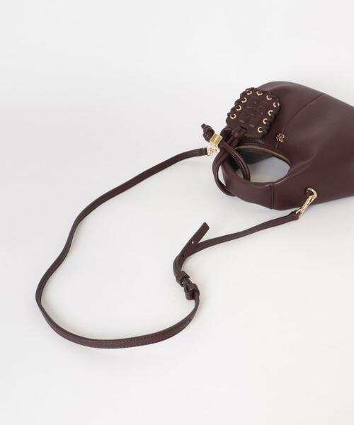 GANNI（ガニー）の「GANNI　HOBO MINI GRAINED（ショルダーバッグ・レディース・ダークブラウン・-）」の5枚目の写真