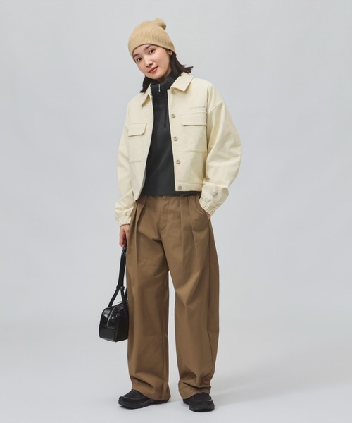 NEW BALANCE(ニューバランス)の「【別注】ニューバランス New Balance コーデュロイショートジャケット 限定コラボ(ブルゾン・レディース・オフホワイト/ブラウン・XL/S/M/L)」の16枚目の写真