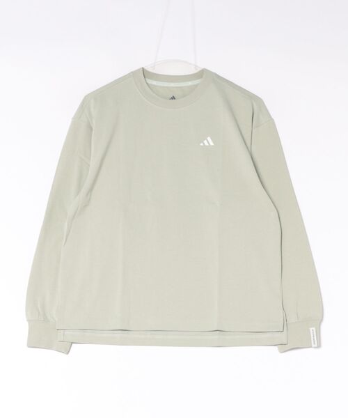 adidas(アディダス)の「《adidas》WESS+SLLSTシャツ(Tシャツ/カットソー・レディース・グリーン系その他/ホワイト系その他/ブラック・XL/S/M/L)」の3枚目の写真