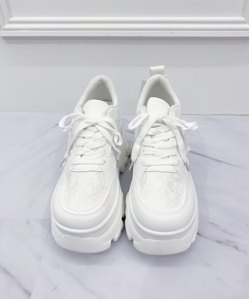 MA*RS(アメーバーマーズ)の「りぼんレーススニーカー(スニーカー・レディース・ホワイト・SMALL/MEDIUM/LARGE/LL)」の6枚目の写真