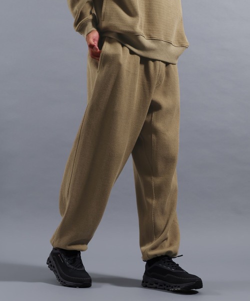 NUMERALS（ヌメラルズ）の「[NUMERALS]EVERYDAY WARMTH WAFFLE PANTS（その他パンツ・メンズ・グリーン/ブラック/ベージュ・MEDIUM/LARGE）」の2枚目の写真