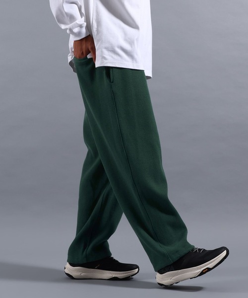 NUMERALS（ヌメラルズ）の「[NUMERALS]EVERYDAY WARMTH WAFFLE PANTS（その他パンツ・メンズ・グリーン/ブラック/ベージュ・MEDIUM/LARGE）」の6枚目の写真