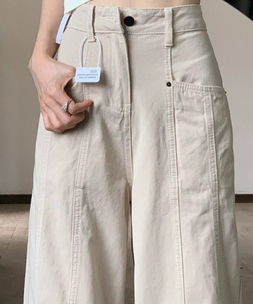 REBALANCE（リバランス）の「ワイドパンツ（デニムパンツ・レディース・A・SMALL/MEDIUM/LARGE）」の3枚目の写真