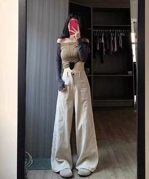 REBALANCE（リバランス）の「ワイドパンツ（デニムパンツ・レディース・A・SMALL/MEDIUM/LARGE）」の7枚目の写真