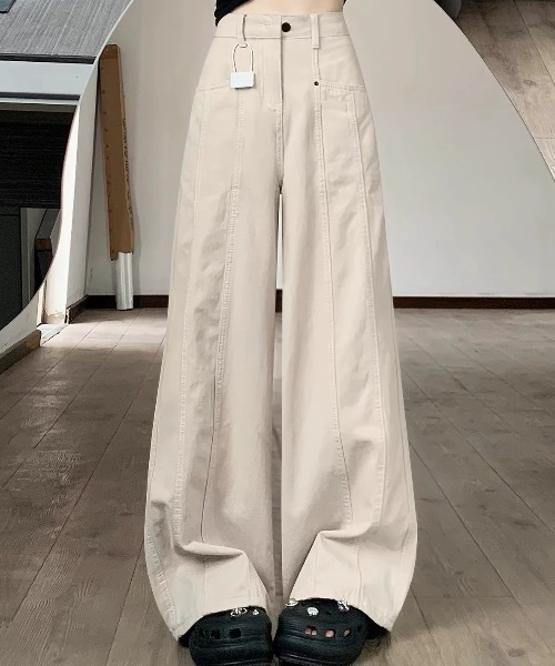 REBALANCE（リバランス）の「ワイドパンツ（デニムパンツ・レディース・A・SMALL/MEDIUM/LARGE）」の8枚目の写真