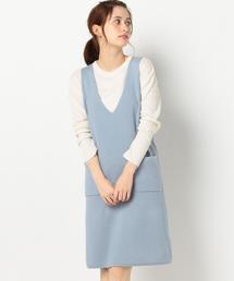 Another Edition | 2ポケットVネックジャンパースカート/AEMFC 2POC V/N JMP SK(ジャンパースカート)