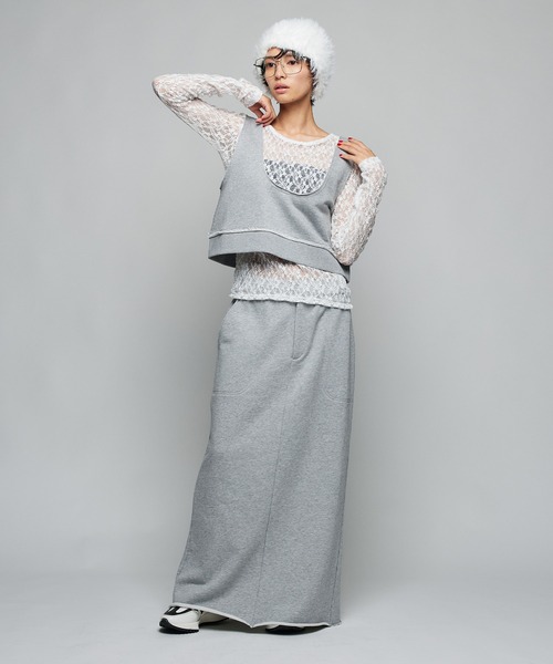 Narcissus(ナルシス)の「【Narcissus】レースロンT / 長袖 トップス 総レース(シャツ/ブラウス・レディース・ブラック/ホワイト・FREE)」の5枚目の写真