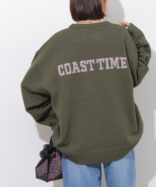 LOGAN knitting mills(ローガンニッティングミルズ)の「《WEB限定》別注【LOGAN Knitting Mills】ジャカードニット(ニット/セーター・レディース・ダークパープル/チャコールグレー/ブラック・FREE)」の17枚目の写真