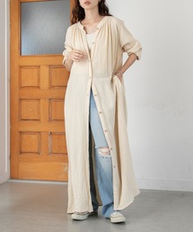 2wayロングシャツワンピース