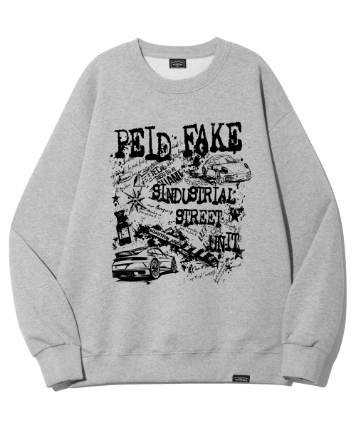 PEID（ペイド）の「PDインダストリー スウェット 2カラー（スウェット・レディース・ブラック/グレー・1/2/4/3/5）」の5枚目の写真