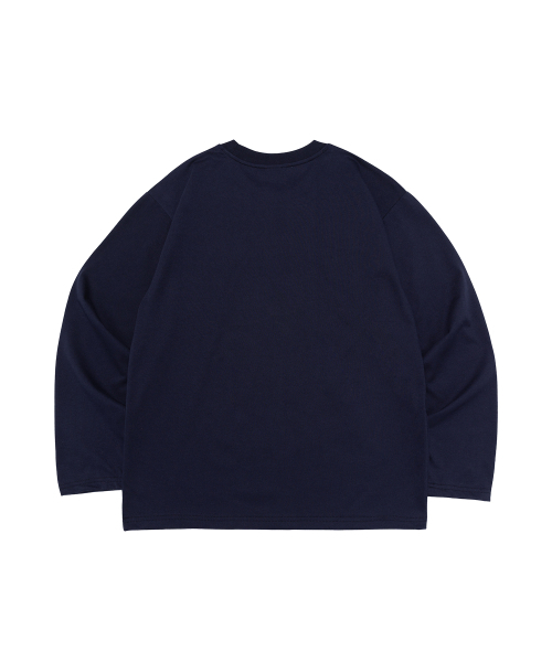 ANALOG MOOD(アナログムード)の「クラシック ブックストア 長袖Tシャツ (ネイビー)(Tシャツ/カットソー・メンズ・その他・SMALL/MEDIUM/LARGE/X-LARGE)」の2枚目の写真