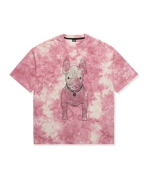 共用) ビッグラドック ヘイズ タイダイ 半袖Tシャツ