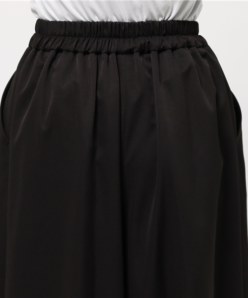 N.(N. Natural Beauty Basic)(エヌエヌナチュラルビューティーベーシック)の「ギャザーフレアガウチョ(その他パンツ・レディース・ベージュ/ブラック/カーキ・MEDIUM)」の8枚目の写真