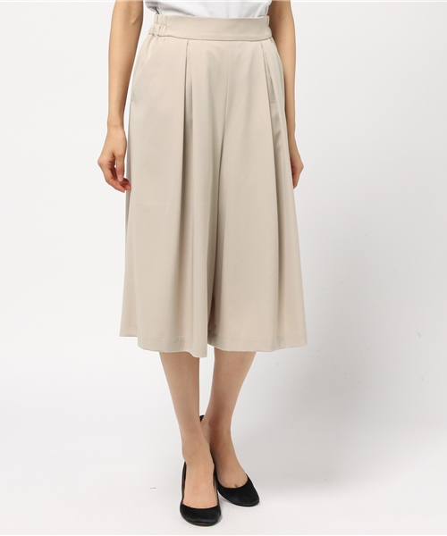 N.(N. Natural Beauty Basic)(エヌエヌナチュラルビューティーベーシック)の「ギャザーフレアガウチョ(その他パンツ・レディース・ベージュ/ブラック/カーキ・MEDIUM)」の10枚目の写真