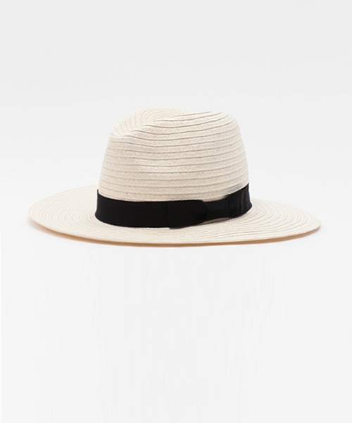 B:MING by BEAMS（ビーミングバイビームス）の「ビーミング by ビームス / ツバ広中折れハット（ハット・レディース・ホワイト/ブラック/ベージュ・ONE SIZE）」の2枚目の写真