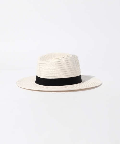 B:MING by BEAMS（ビーミングバイビームス）の「ビーミング by ビームス / ツバ広中折れハット（ハット・レディース・ホワイト/ブラック/ベージュ・ONE SIZE）」の8枚目の写真