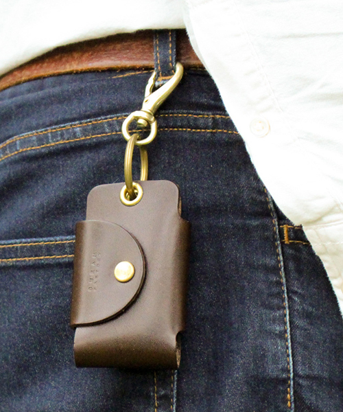 DURAM FACTORY（ドゥラムファクトリー）の「DURAM ドゥラム スマートキーホルダー スマートキーケースカバー キーリング 車 レザー 7005（キーケース/キーアクセサリー・メンズ・グリーン/レッド/ブラウン/ライトブラウン/ダークブラウン/ブラック・FREE）」の3枚目の写真