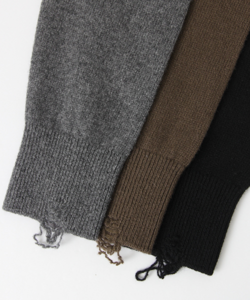 URBAN RESEARCH（アーバンリサーチ）の「COSEI broken knit（ニット/セーター・メンズ・グレー/ブラック/ブラウン・2/3）」の8枚目の写真