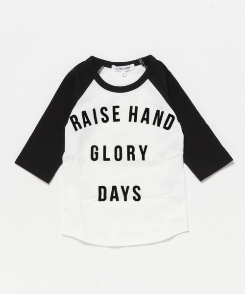 GLOBAL WORK(グローバルワーク)の「【キッズ】ラグランプリントT7分袖/738617(Tシャツ/カットソー・キッズ・ダークグレー/レッド/ホワイト・LARGE/MEDIUM/XX-LARGE/X-LARGE/SMALL)」の1枚目の写真