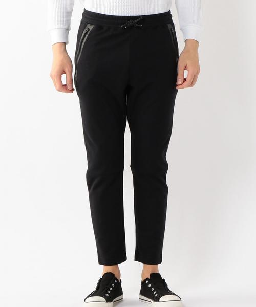 coen（コーエン）の「ダブルフェイステックアンクルカットイージーパンツ（その他パンツ・メンズ・ブラック/グレー・X-LARGE/LARGE/MEDIUM/SMALL）」の4枚目の写真