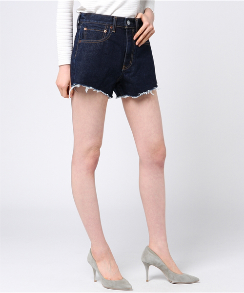 MOUSSY（マウジー）の「DENIM S/PT（デニムパンツ・レディース・ワンウォッシュ/ブルー/ブルー系その他・0/1/2）」の8枚目の写真
