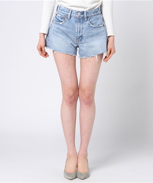 MOUSSY（マウジー）の「DENIM S/PT（デニムパンツ・レディース・ワンウォッシュ/ブルー/ブルー系その他・0/1/2）」の15枚目の写真