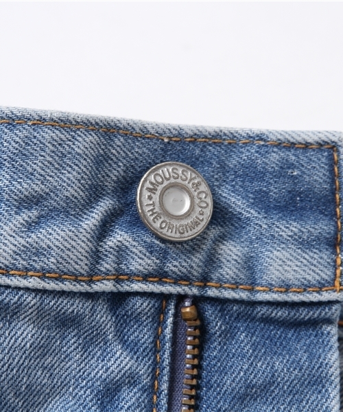 MOUSSY（マウジー）の「DENIM S/PT（デニムパンツ・レディース・ワンウォッシュ/ブルー/ブルー系その他・0/1/2）」の13枚目の写真