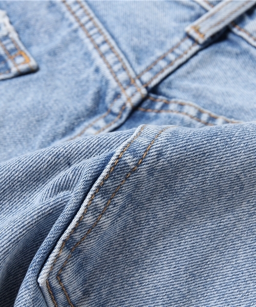 MOUSSY（マウジー）の「DENIM S/PT（デニムパンツ・レディース・ワンウォッシュ/ブルー/ブルー系その他・0/1/2）」の4枚目の写真