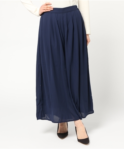 Honeys(ハニーズ)の「ロングスカーチョ(その他パンツ・レディース・ネイビー/ブルー系その他/ブラック/ピンク/ブルー系その他2/ブルー系その他3/ホワイト系その他/カーキ・L/M/S)」の4枚目の写真