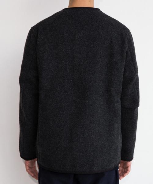 DANTON（ダントン）の「[ダントン] SC★DANTON W/M ノーカラージャケット / ブルゾン（ブルゾン・メンズ・ダークグレー/ネイビー・40/42）」の6枚目の写真