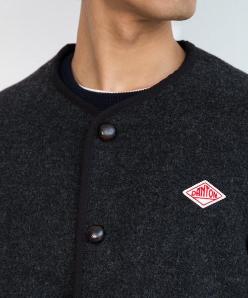 DANTON（ダントン）の「[ダントン] SC★DANTON W/M ノーカラージャケット / ブルゾン（ブルゾン・メンズ・ダークグレー/ネイビー・40/42）」の14枚目の写真