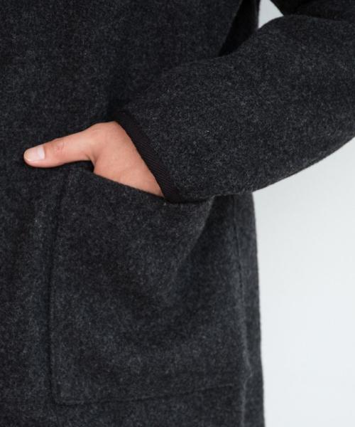 DANTON（ダントン）の「[ダントン] SC★DANTON W/M ノーカラージャケット / ブルゾン（ブルゾン・メンズ・ダークグレー/ネイビー・40/42）」の13枚目の写真