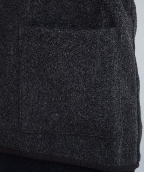 DANTON（ダントン）の「[ダントン] SC★DANTON W/M ノーカラージャケット / ブルゾン（ブルゾン・メンズ・ダークグレー/ネイビー・40/42）」の10枚目の写真