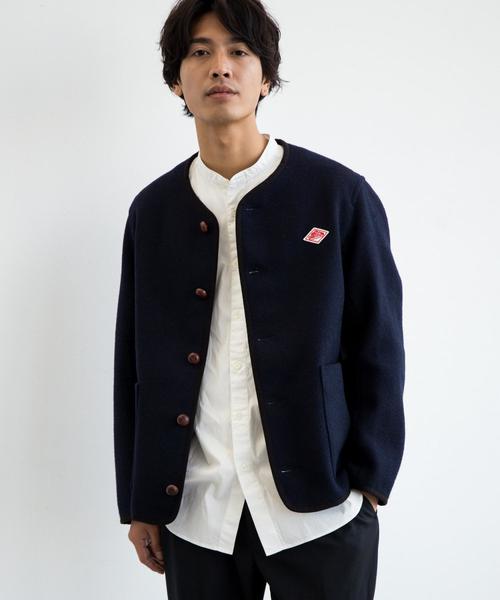 DANTON（ダントン）の「[ダントン] SC★DANTON W/M ノーカラージャケット / ブルゾン（ブルゾン・メンズ・ダークグレー/ネイビー・40/42）」の4枚目の写真