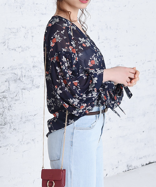 Luz Llena（ラズレナ）の「ワイドデニムパンツ（デニムパンツ・レディース・ブルー/サックスブルー・SMALL/MEDIUM）」の4枚目の写真