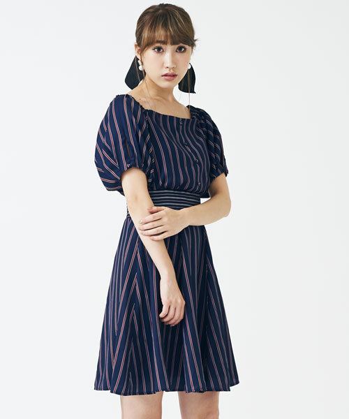 Titty Co ティティーアンドコー の ストライプワンピース ワンピース Wear